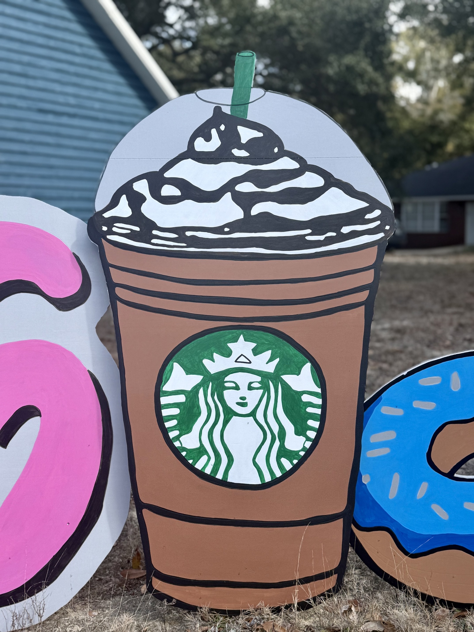 Frozen Coffee with Whipped Topping